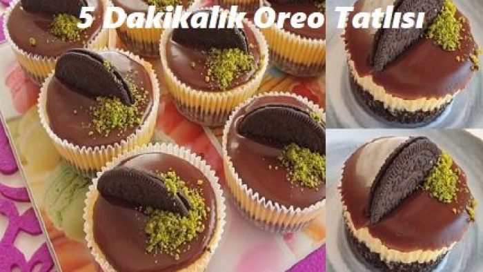 5 Dakikalık Oreo Tatlısı Tarifi