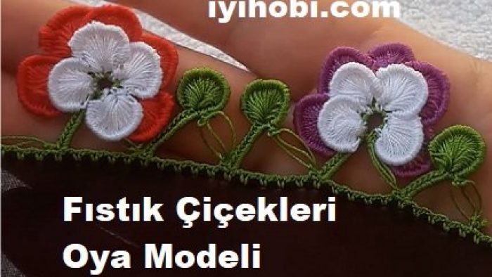 Fıstık Çiçekleri Oya Modeli