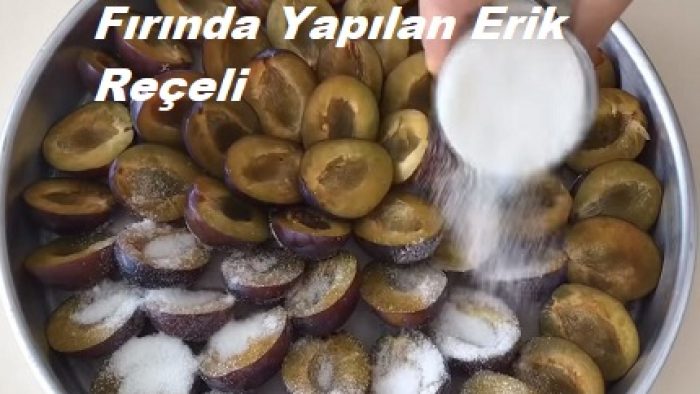 Fırında Yapılan Erik Reçeli