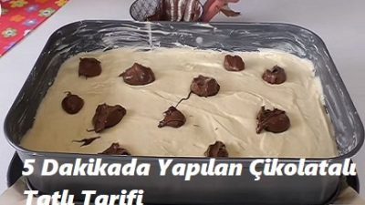 5 Dakikada Yapılan Çikolatalı Tatlı Tarifi