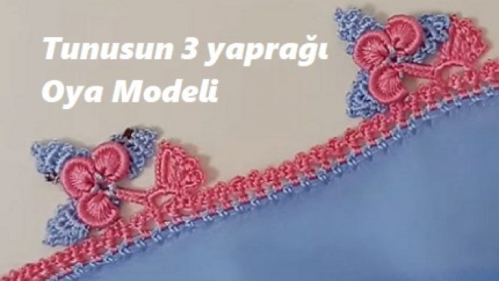 Tunusun 3 yaprağı Oya Modeli