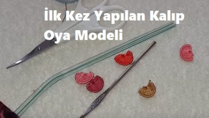 İlk Kez Yapılan Kalıp Oya Modeli