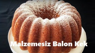 Malzemesiz Balon Kek